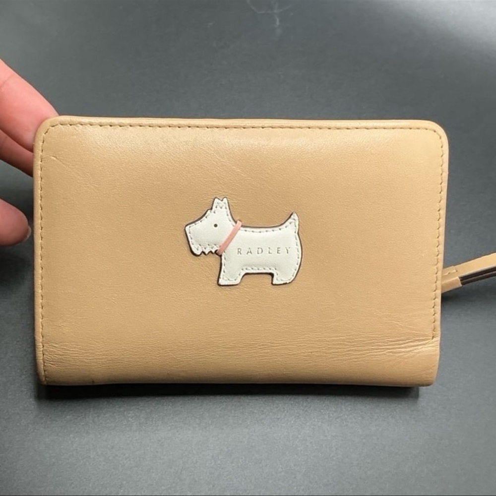 RADLEY LONDON Tan Wallet with Dog Motif
